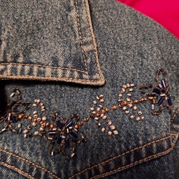 Don't Mess With Texas jacket med beaded - Picture 3 of 15